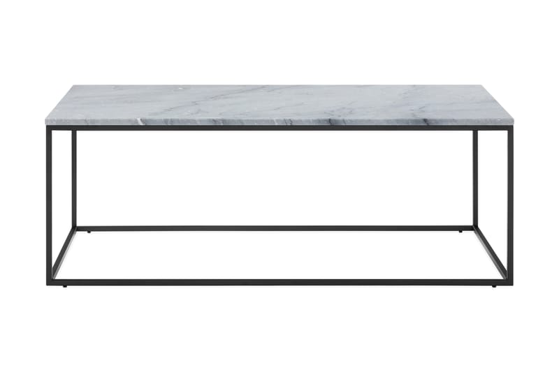 Soffbord Titania 120 cm Marmor - Grå/Svart - Marmorbord - Soffbord