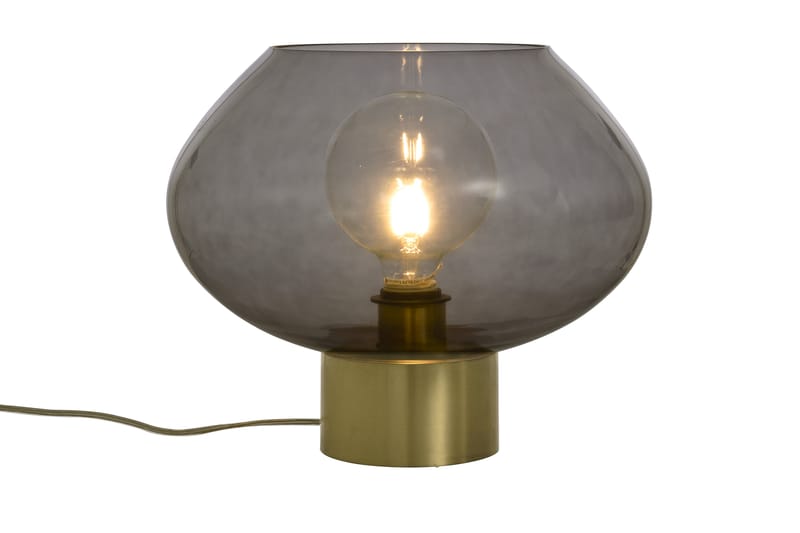 Bordslampa Bell Stor Mässing/Rökfärgat - Aneta - Bordslampa - Fönsterlampa på fot - Hall lampa - Sängbordslampa - Fönsterlampa