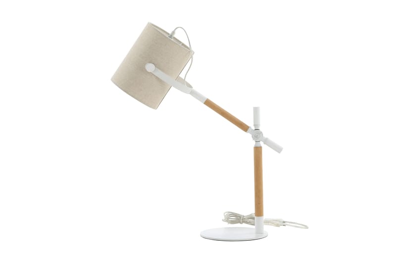Bordslampa Dennisa Linne/Natur/Beige - Venture Home - Bordslampa - Fönsterlampa på fot - Hall lampa - Sängbordslampa - Fönsterlampa