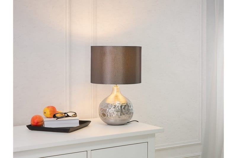 Bordslampa Yakima 28 cm - Grå - Bordslampa - Fönsterlampa på fot - Hall lampa - Sängbordslampa - Fönsterlampa
