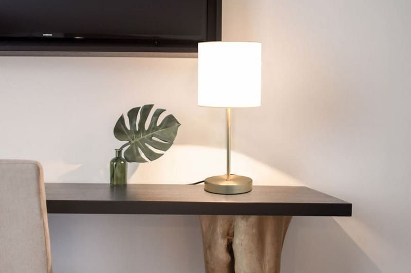 Bordslampor 2 st touch-knapp vit E14 - Vit - Bordslampa - Fönsterlampa på fot - Hall lampa - Sängbordslampa - Fönsterlampa