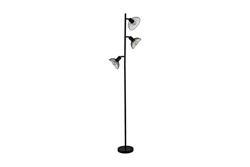 Golvlampa Chavannes LED Liten - Svart - Golvlampa - Hall lampa - Trearmad golvlampa