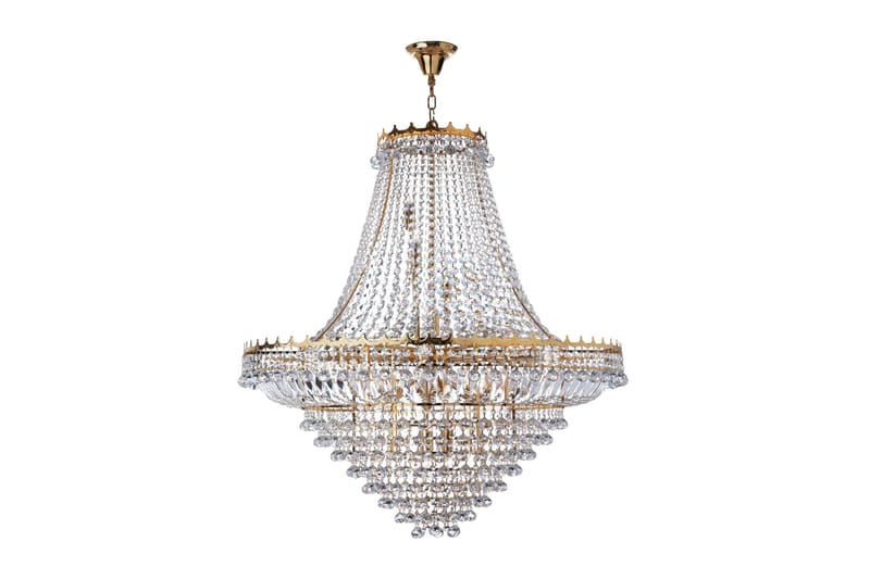 Versailles 19L Crystal Guld - Searchlight - Hall lampa - Kristallkrona & takkrona - Taklampa & takbelysning