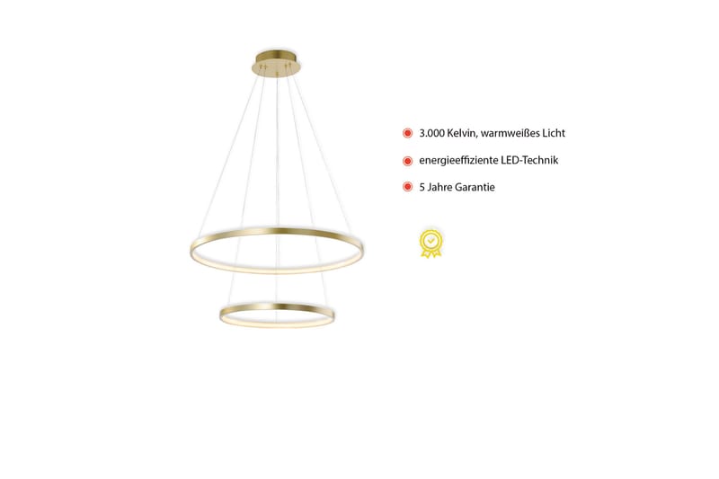 Pendellampa Cofradia 50x50 cm - Guld - Taklampa sovrum - Kökslampa & taklampa kök - Hall lampa - Fönsterlampa - Pendellampa & hänglampa - Taklampa vardagsrum - Fönsterlampa hängande - Taklampa & takbelysning