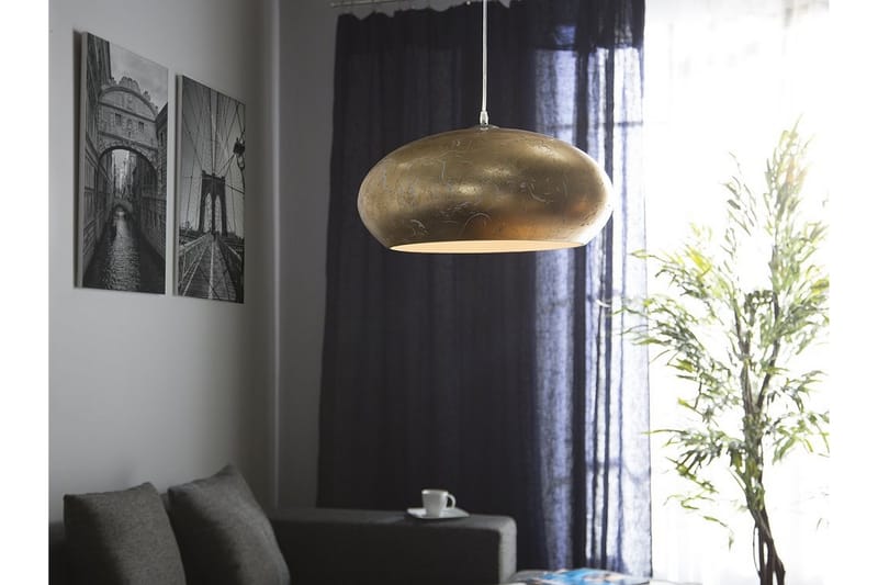 Taklampa Limnatis 48 cm - Guld - Taklampa sovrum - Kökslampa & taklampa kök - Hall lampa - Fönsterlampa - Pendellampa & hänglampa - Taklampa vardagsrum - Fönsterlampa hängande - Taklampa & takbelysning
