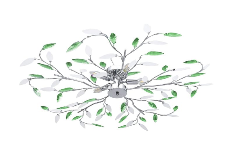Taklampa med akrylblad för 5 E14-lampor grön - be Basic - Plafond - Takplafond - Hall lampa - Taklampa & takbelysning