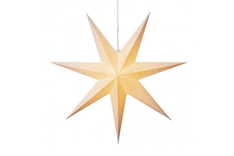 Pappersstjärna vit 78 cm - Konstsmide - Jullampor - Adventsstjärna