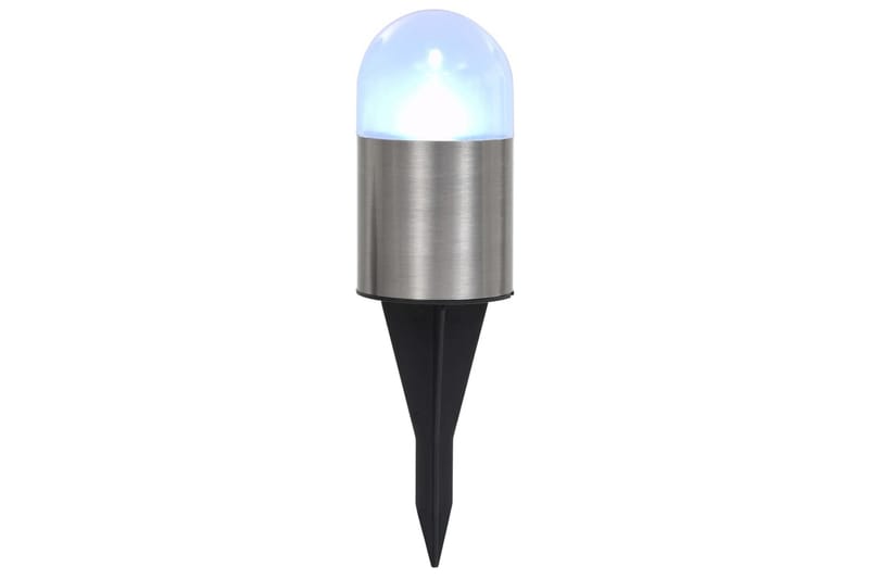 Marklampor soldrivna 12 st LED vit - Vit - Trädgårdsbelysning - LED belysning utomhus - Markbelysning