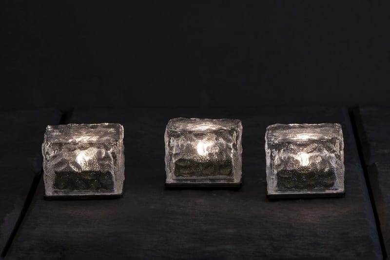 Icecube solcellsljus 3-pack - Star Trading - Trädgårdsbelysning - Solcellsbelysning