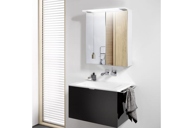 Spegelskåp Bathlife Glänsa 600 - Vit - Spegelskåp