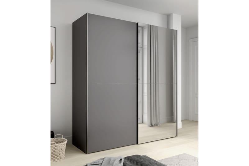 Garderob Velingrad 62x171 cm - Mörkgrå - Garderober & garderobssystem