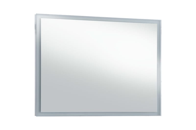 Badrumsspegel LED 100x60 cm - Silver - Badrumsspegel med belysning - Spegel - Badrumsspegel