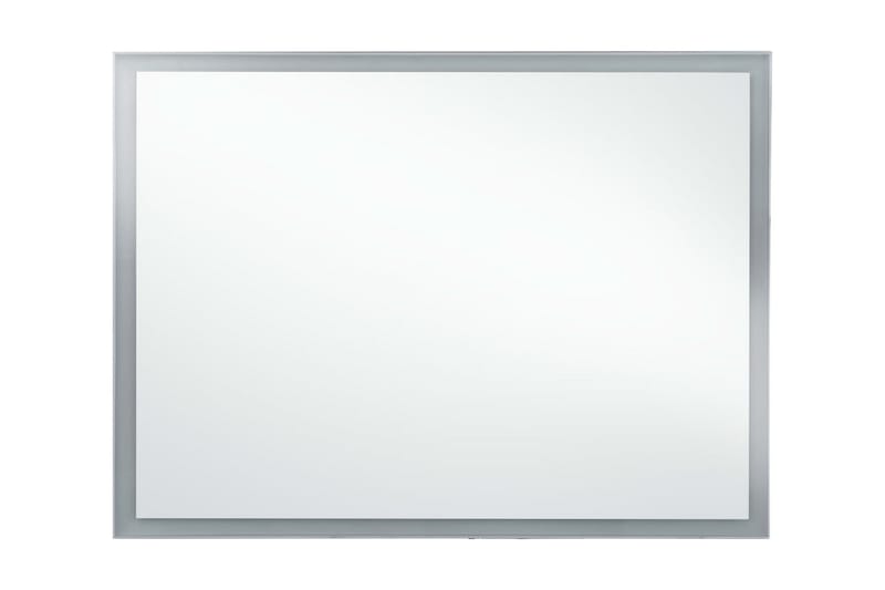 Badrumsspegel LED 100x60 cm - Silver - Badrumsspegel med belysning - Spegel - Badrumsspegel