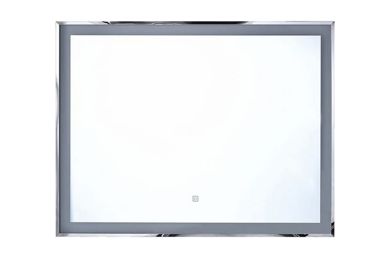 Spegel Manosque 70x90 cm LED - Silver - Badrumsspegel med belysning - Spegel - Badrumsspegel