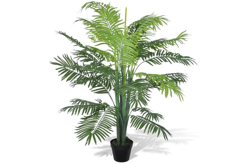 Konstväxt Palmträd med kruka 130 cm - Grön - Konstväxt & plastblommor - Blomsterdekoration