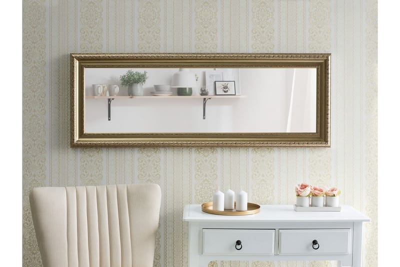 Spegel Aurillac 51 cm - Guld - Hallspegel - Helkroppsspegel - Väggspegel