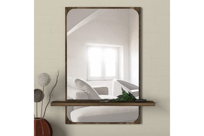 Spegel Bondsj�ö 45 cm - Brun - Hallspegel - Väggspegel
