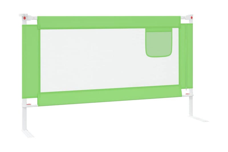 Sängskena för barn grön 140x25 cm tyg - Grön - Tillbehör barnsäng