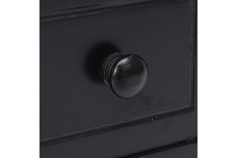 Sidobord svart 40x40x40 cm paulownia - Svart - Lampbord & sidobord - Brickbord & småbord