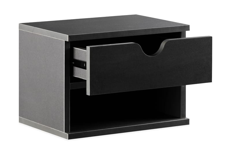Sängbord Fernille 35 cm - Grå - Sängbord & nattduksbord