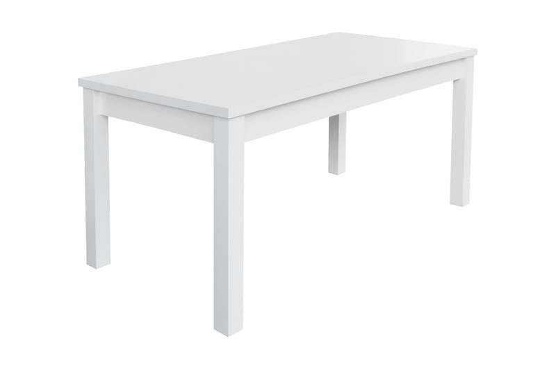 Förlängningsbart Matbord Tabell 160x80x78 cm - Vit - Matbord & köksbord