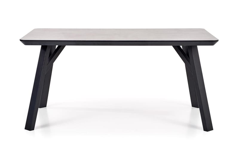 Matbord Hargett 160 cm - Grå|Svart - Matbord & köksbord