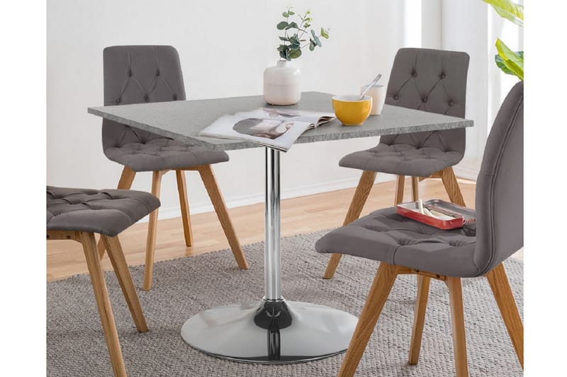 Matbord Trane 90 cm - Grå - Matbord & köksbord
