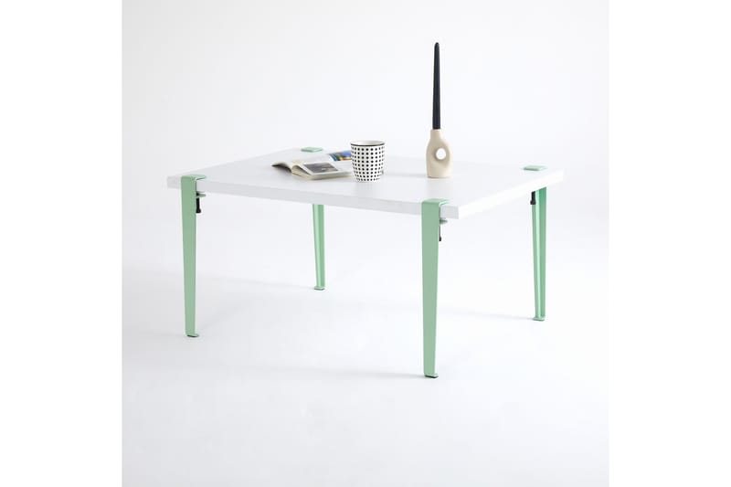 Soffbord Neda 90x60 cm Vit/Blå/Grön - Hanah Home - Soffbord