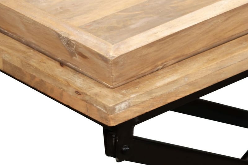 Soffbord massivt mangoträ 110x55x42 cm - Brun - Soffbord