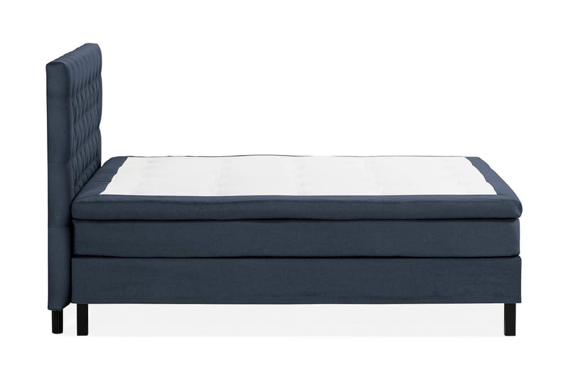 Sängpaket Nayaka 180x200 Memorymadrass - Djuphäftad gavel Blå - Kontinentalsäng - Komplett sängpaket