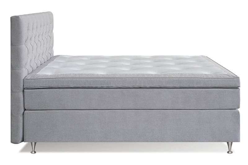 Sängpaket Paraiso Kontinentalsäng Fast - 160x200 cm Ljusgrå (+Fler val) - Kontinentalsäng - Komplett sängpaket