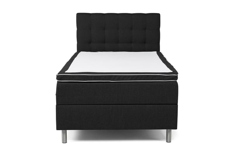 Sängpaket Suset Box Bed 120x200 - Mörkgrå - Säng med förvaring - Komplett sängpaket