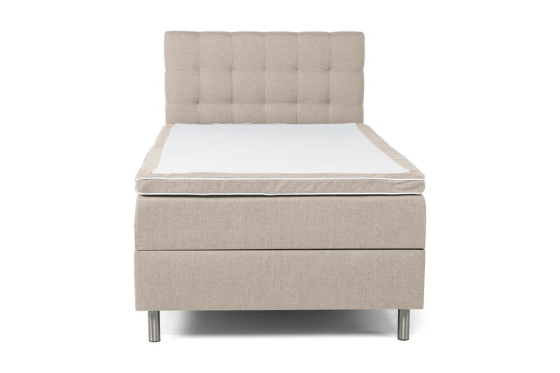 Sängpaket Suset Box Bed 140x200 - Beige - Säng med förvaring - Komplett sängpaket