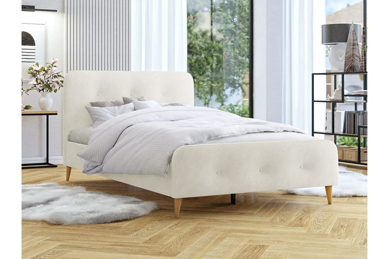Sängram Montrase 140x200 cm - Cream - Sängram & sängstomme