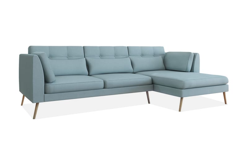Divansoffa Pacyfic 280x162x100 cm - Blå - 4 sits soffa med divan - Divansoffa & schäslongsoffa