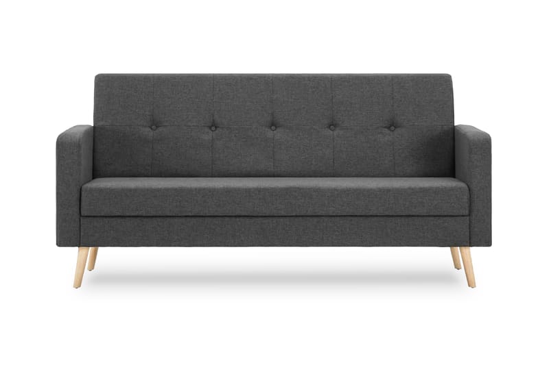 Soffa tyg mörkgrå - Grå - 2 sits soffa