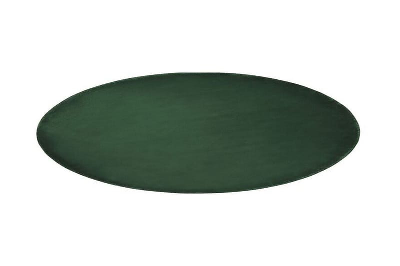 Viskosmatta Maturino Rund 140 cm - Mörkgrön - Flatvävd matta