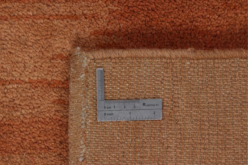 Handknuten Gabbeh Shiraz Ull Orange 105x140cm - Orange - Orientalisk matta - Persisk matta