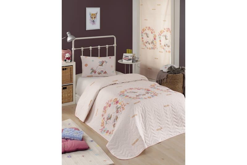 Överkast Eponj Home - Rosa - Sängkläder - Överkast - Överkast enkelsäng