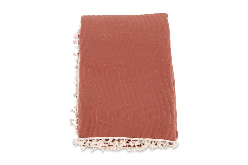 Överkast Gibbos 260x260 cm - Rostbrun - Sängkläder - Överkast - Överkast dubbelsäng