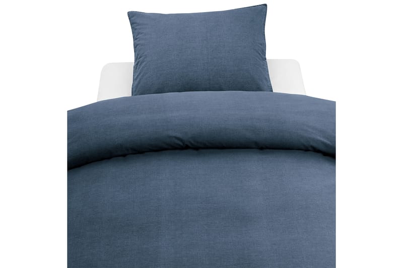 Bäddset Washed 2-dels 150x210 cm Marinblå - Borganäs - Bäddset & påslakanset - Sängkläder - Påslakanset dubbelsäng