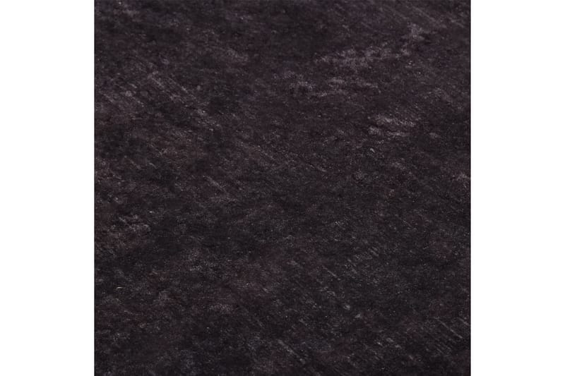 Matta tvättbar 160x230 cm svart och guld halkfri - Flerfärgad - Plastmatta balkong - Köksmatta & plastmatta kök - Plastmatta