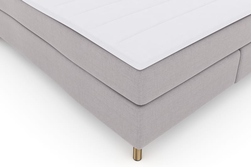 Komplett Sängpaket Choice No 3 180x200 Fast - Ljusgrå|Koppar - Kontinentalsäng - Dubbelsäng - Komplett sängpaket
