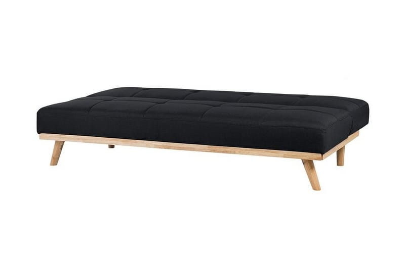 Bäddsoffa Froya 183 cm - Beige|Svart - Möbler - Soffa - Bäddsoffa - Bäddsoffa längsbäddad