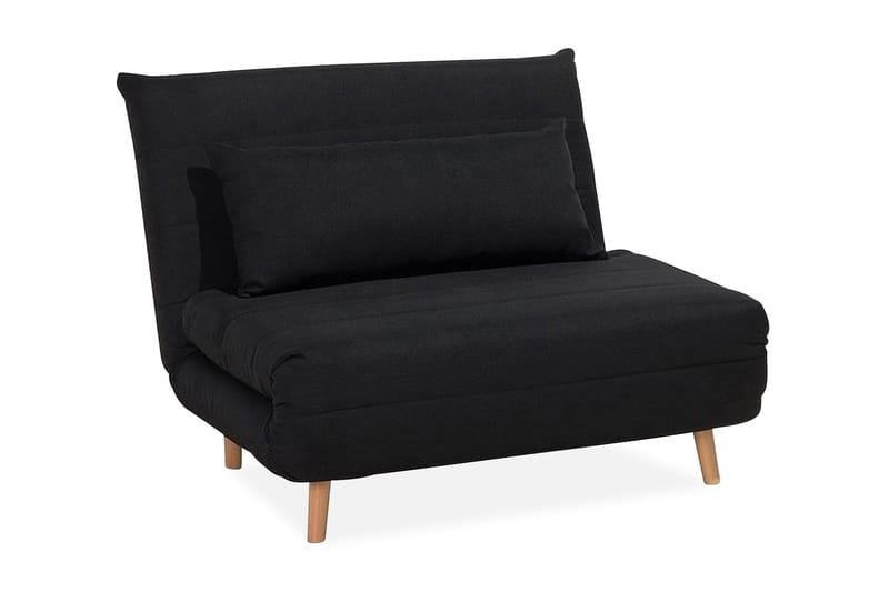 Bäddsoffa Setten 104 cm - Svart - Möbler - Soffa - Bäddsoffa - Bäddsoffa längsbäddad