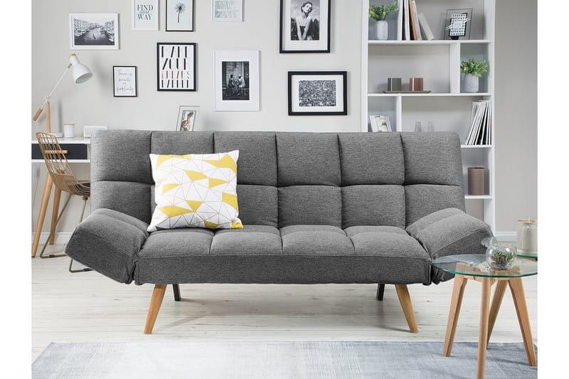 Bäddsoffa Ingaro 182 cm - Grå - Möbler - Soffa - Bäddsoffa - Bäddsoffa längsbäddad