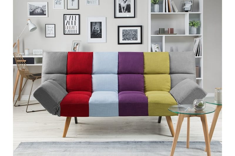 Bäddsoffa Ingaro 182 cm - Grå - Möbler - Soffa - Bäddsoffa - Bäddsoffa längsbäddad