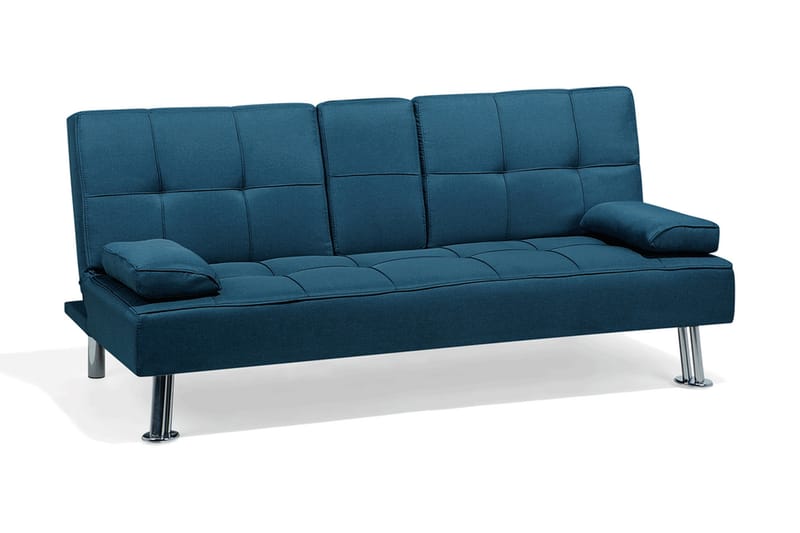 Bäddsoffa Roxen 168 cm - Blå - Möbler - Soffa - Bäddsoffa - Bäddsoffa längsbäddad