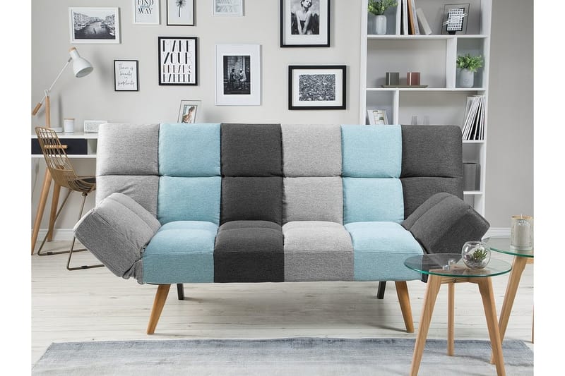 Bäddsoffa Ingaro 182 cm - Grå - Möbler - Soffa - Bäddsoffa - Bäddsoffa längsbäddad