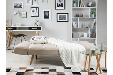 Bäddsoffa Ingaro 182 cm - Beige - Möbler - Soffa - Bäddsoffa - Bäddsoffa längsbäddad